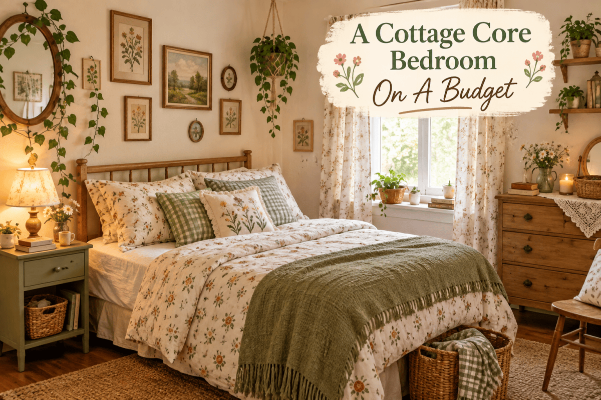 How To Create A Cottage Core Bedroom On A Budget